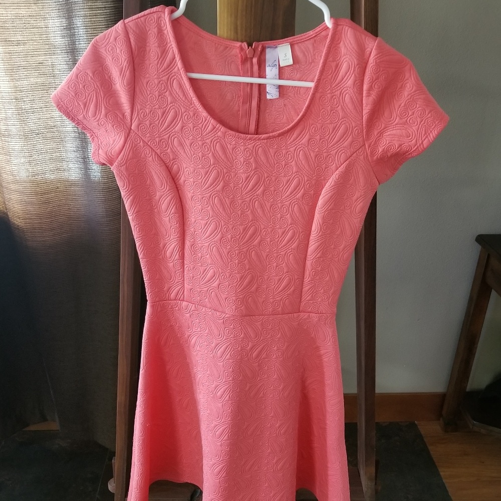 Alga Peach Dress